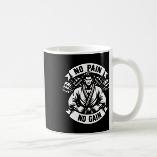 Taza De Café Funny Karate Cita Que No Hay Dolor Ni Ganancia Gra