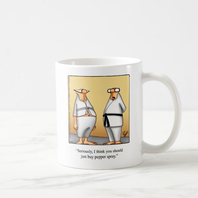 Taza De Café Funny Karate Humor Mug Gift (Derecha)