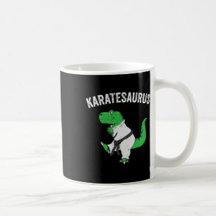 Taza De Café Funny Karate T Rex Dinosaur Cuta Artes Marciales D