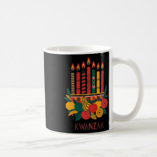 Taza De Café Funny Kinara Siete Velas Kwanzaa Celebración 1