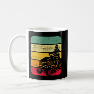 Taza De Café Funny Lawn Mower Mowing Guay Vintage Yard Law