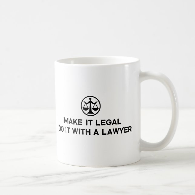 Taza De Café Funny Lawyer (Derecha)