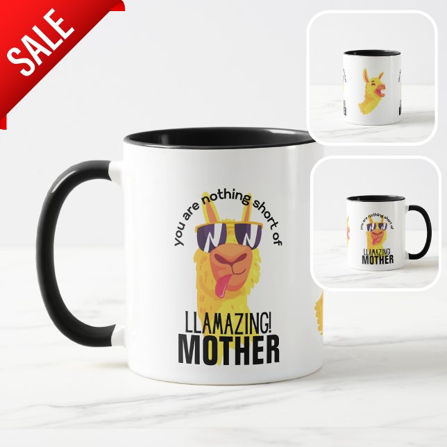 Taza De Café FUNNY LLAMA, eres la increíble MADRE GRANDMA NONNA (Subido por el creador)