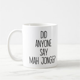 Taza De Café Funny Mah Jongg