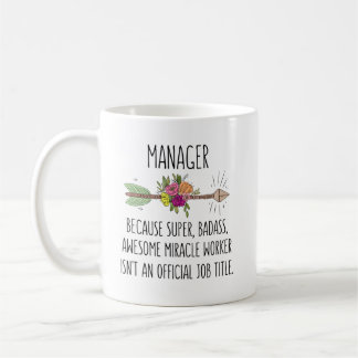 Taza De Café Funny Manager New Future Boss Gift Idea