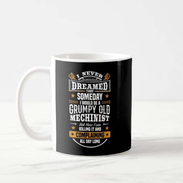 Taza De Café Funny maquinista operador (Izquierda)