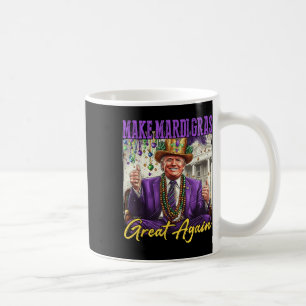 Taza De Café Funny Mardi Gras Donald Trump Mardi Gras Estadouni