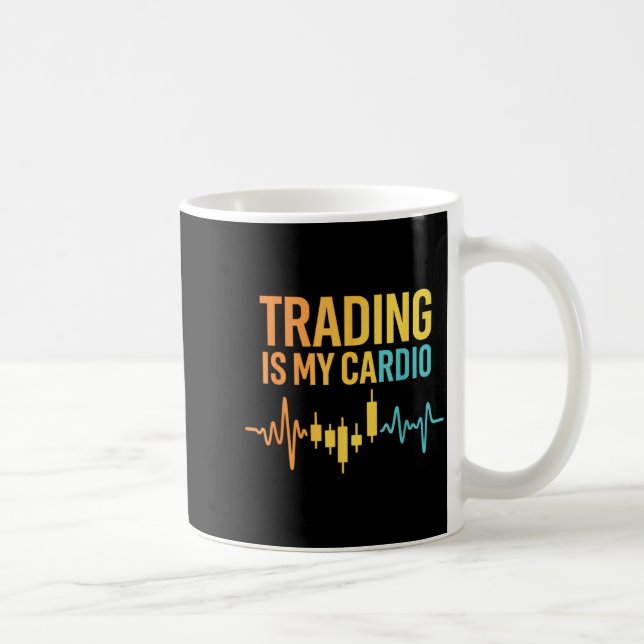 Taza De Café Funny Market For Trader Dad, Trading Quotes Stocks (Derecha)