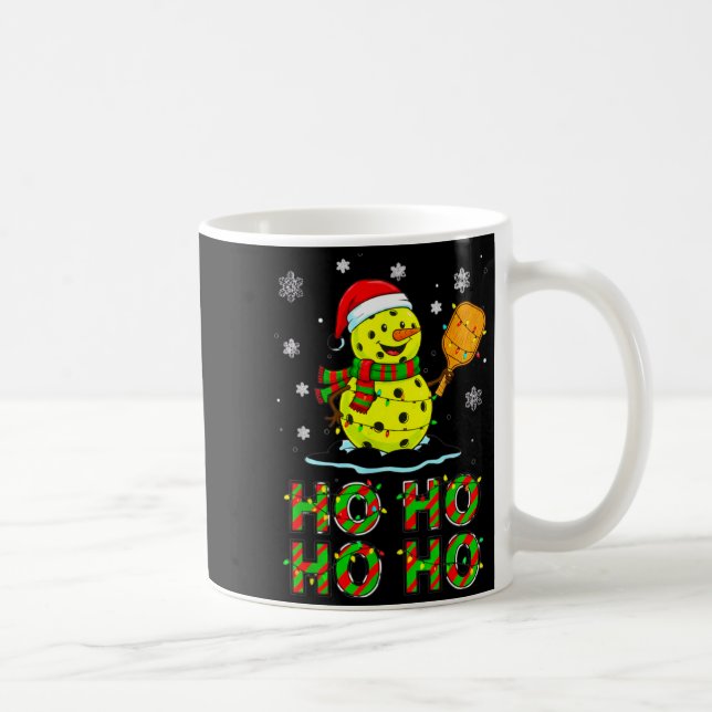 Taza De Café Funny Matching Family Santa Ho Ho Ho Ckleball Chri (Derecha)