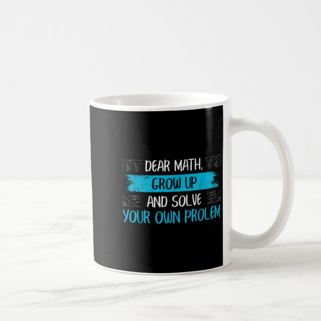 Taza De Café Funny Math Quote Back To School Girls Boys Teens  (Derecha)