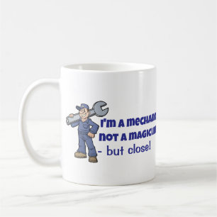 Taza De Café Funny Mecánica No Un Mago Mágico De Café