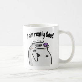 Taza De Café Funny Meme Character – Cool Expression Sticker