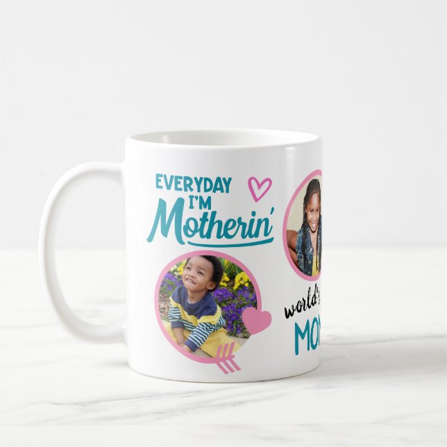 Taza De Café FUNNY MOM CITA A FOTO MUG - Divertida, moda (Izquierda)