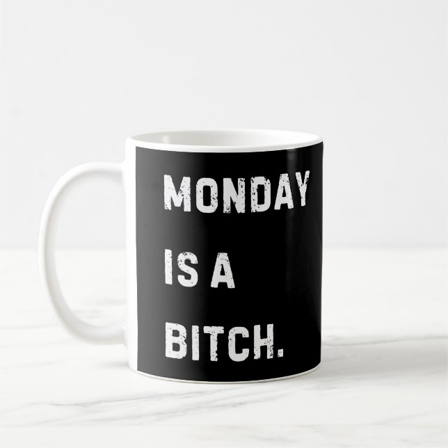 Taza De Café Funny Monday Coffee Mug (Izquierda)