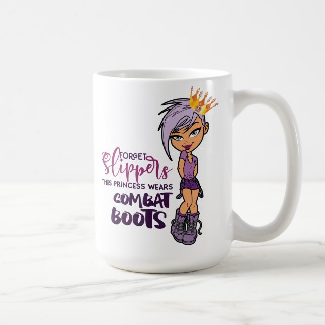 Taza De Café Funny Morple Princess Tomboy (Derecha)