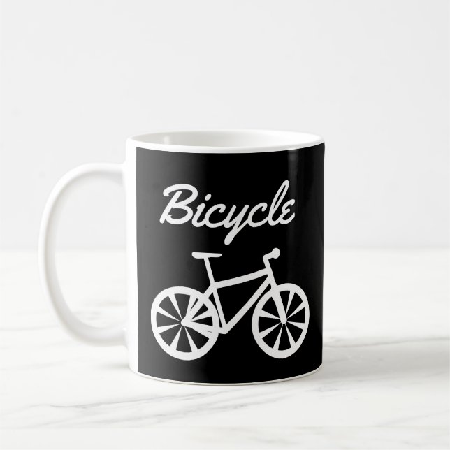 Taza De Café Funny Moutain Bicicleta (Izquierda)