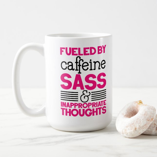 Taza De Café Funny Mug (Con donut)