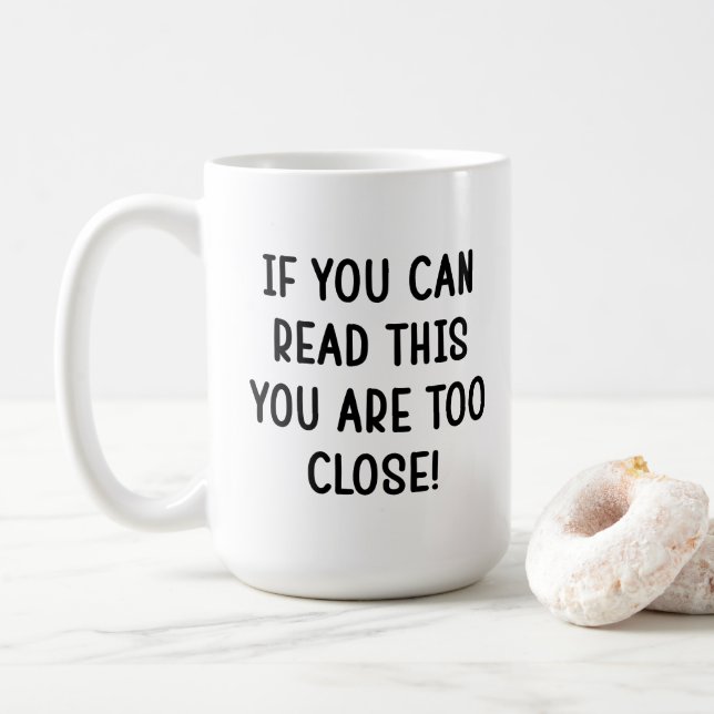 Taza De Café Funny Mug (Con donut)