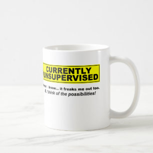 Taza De Café Funny Mug, actualmente sin supervisión