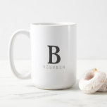 Taza De Café Funny Mug Bourbon Trendy<br><div class="desc">Un regalo monogramado divertido para tus amigos y familia amantes de los bourbon o para tu propia colección. Esta taza clásica es perfecta para los que disfrutan del humor sutil. Personalizar el texto con cualquiera de tus licores favoritos. ¡Un gran regalo para los que beben su día favorito, aunque su...</div>