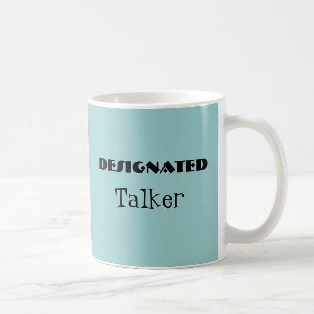 Taza De Café Funny Mug, lector designado (Derecha)