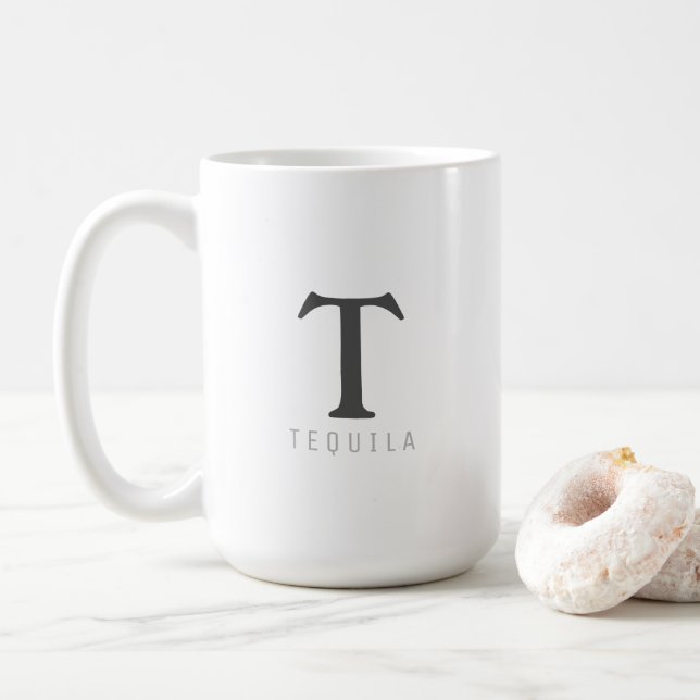 Taza De Café Funny Mug Tequila Trendy (Con donut)