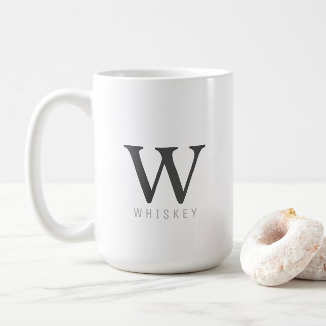 Taza De Café Funny Mug Whiskey Trendy (Con donut)