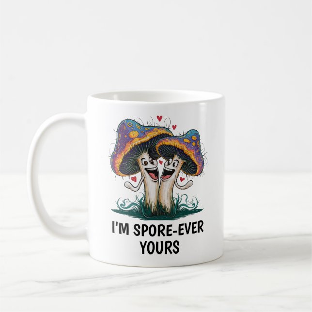 Taza De Café Funny Mushroom (Izquierda)