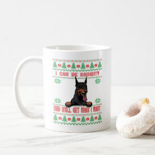 Taza De Café Funny Naugherman Navidades Feo Sweater