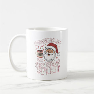 Taza De Café Funny Navidades Santa Coffee Lover Diseño