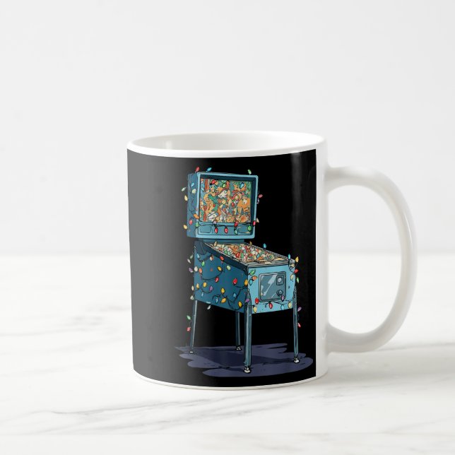 Taza De Café Funny Nball Machine Christmas Graphics Lights Love (Derecha)