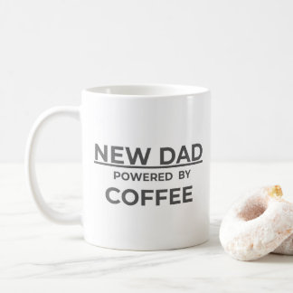 Taza De Café Funny New Dad Coffee Mug – Powered by Coffee –Gift