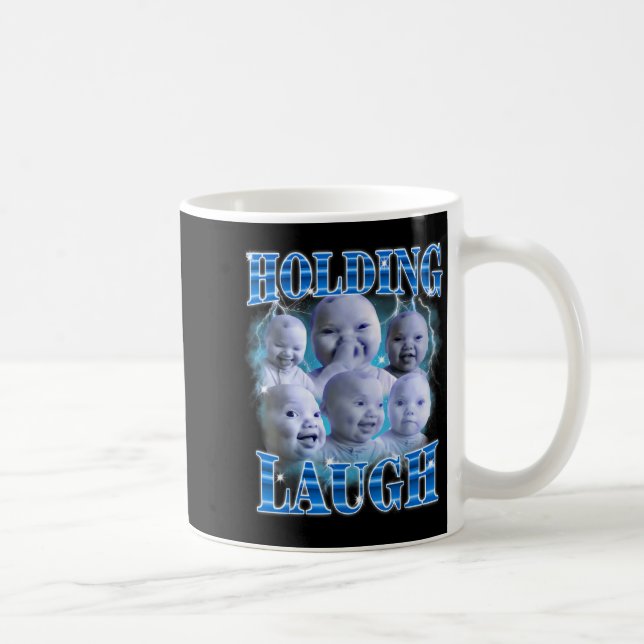 Taza De Café Funny Niche Baby Gen Z Meme Ai Viral Giggling Ai L (Derecha)
