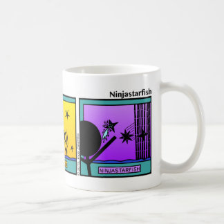 Taza De Café Funny Ninja Starfish Stickman Mug - 103