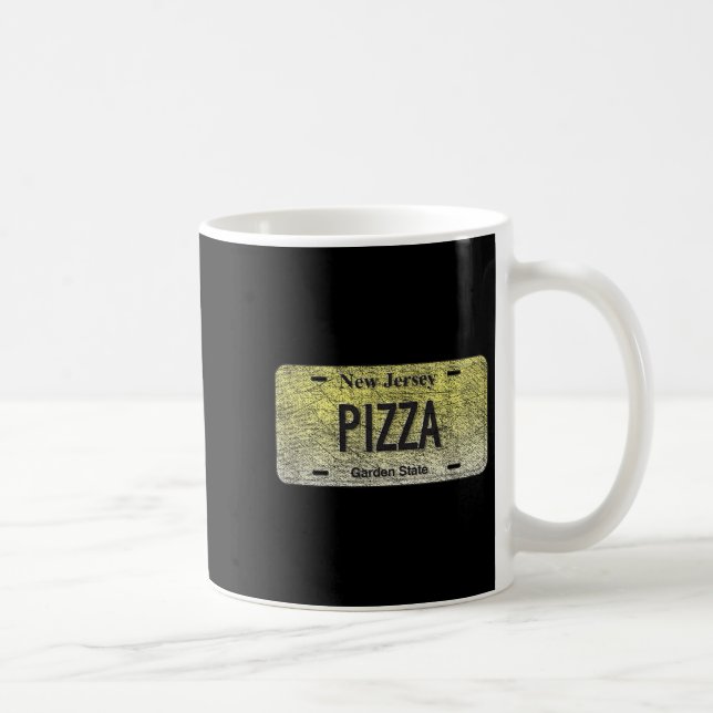Taza De Café Funny Nj State Vanity License Plate Zza  (Derecha)