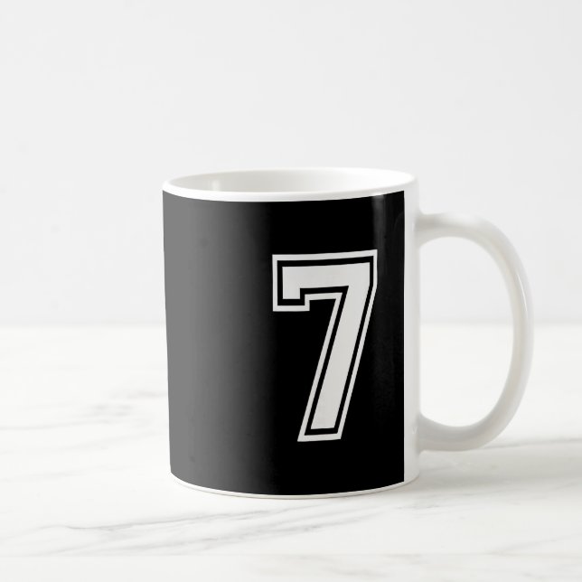 Taza De Café Funny Number 7 67 Meme Costume Matching Group Hall (Derecha)