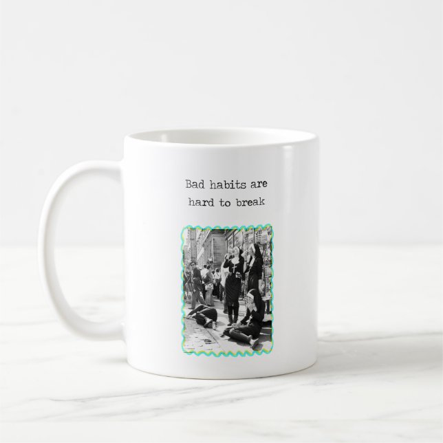 Taza De Café Funny Nun Mug (Izquierda)