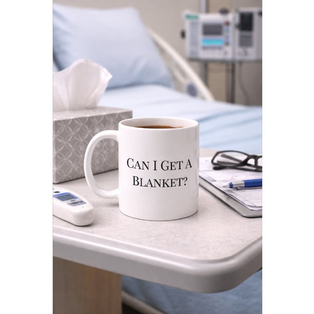 Taza De Café Funny Nurse Mug “Can I Get a Blanket” Custom Name (Subido por el creador)