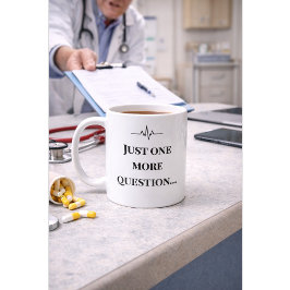 Taza De Café Funny Nurse Mug “One More Question” Custom Name