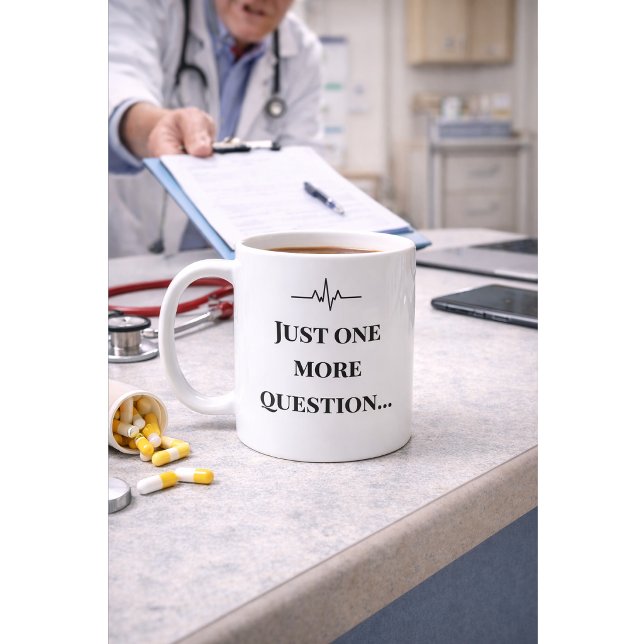 Taza De Café Funny Nurse Mug “One More Question” Custom Name (Subido por el creador)