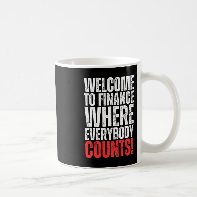 Taza De Café Funny Office Finance Pegatina2 (Derecha)