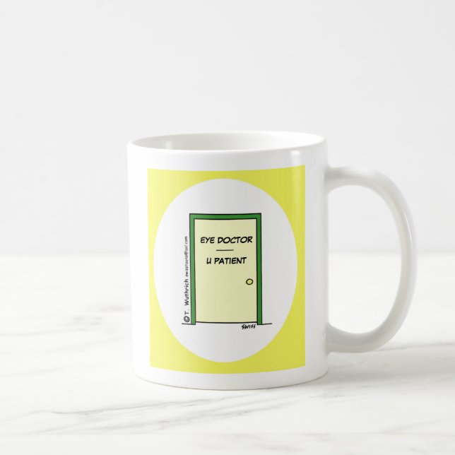 Taza De Café Funny Optometrist Personalizado Médica oftalmológi (Derecha)