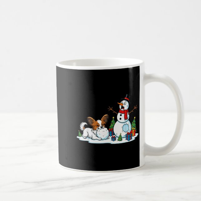 Taza De Café Funny Pallon Snowman Christmas Tree Xmas Womens Me (Derecha)
