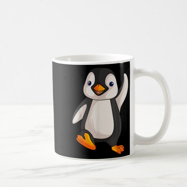 Taza De Café Funny Penguin Appart S Uni-adultos Niños B (Derecha)
