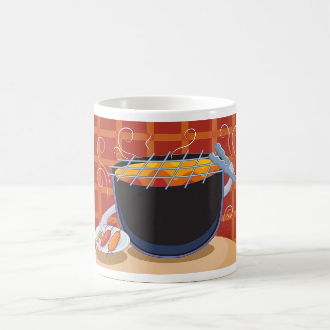 Taza De Café Funny Personalizado BBQ Grill con canciones y broc (Subido por el creador)