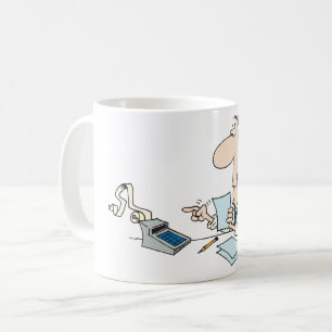 Taza De Café Funny Personalizado Contador Oficina Humor