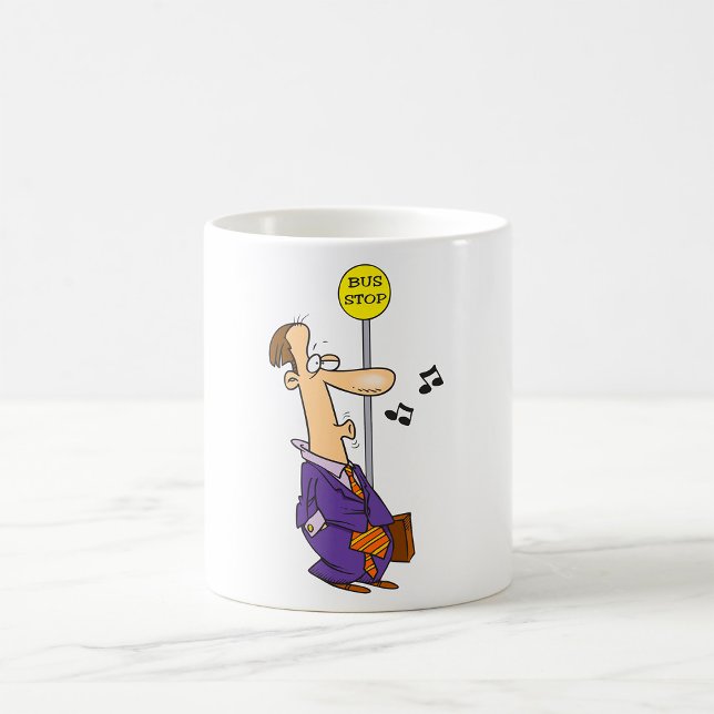 Taza De Café Funny Personalizado empresario en la parada de aut (Subido por el creador)
