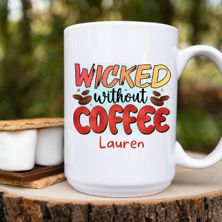 Taza De Café Funny Personalizado Malintencionado Sin Café Mug