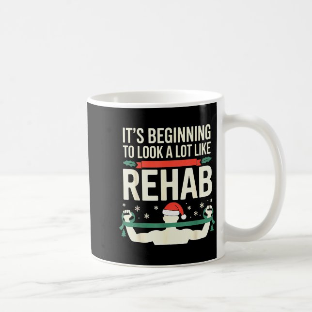 Taza De Café Funny Physical Therast Therapy Christmas Xmas Holi (Derecha)