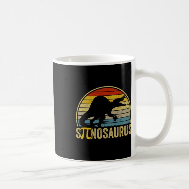Taza De Café Funny Pi Day Pun - Spinosaurus Dinosaur Math Teach (Derecha)